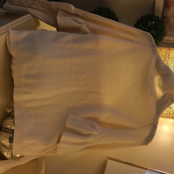 NWT Project Naadam Ivory Medium Ruffle Mock - Picture 5 of 10